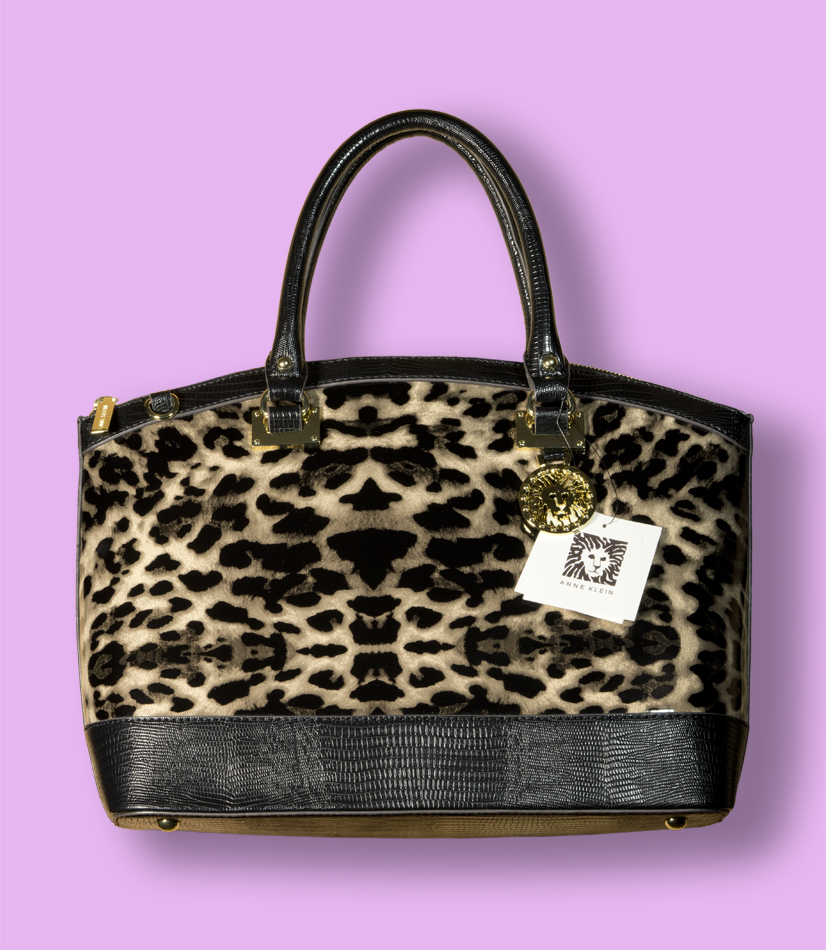 Anne Klein Leopard Print Handbag