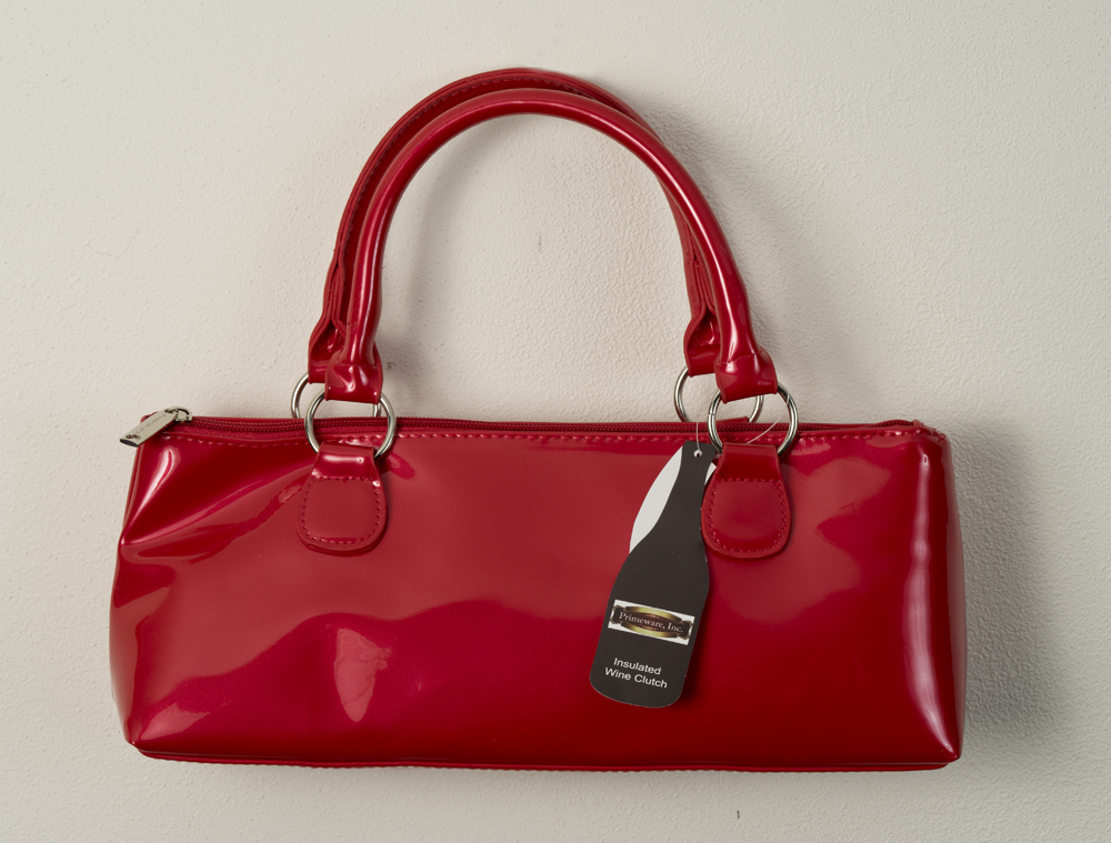 Red Patent Leather Wine Purse