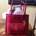 Red Moroccan Leather Bag